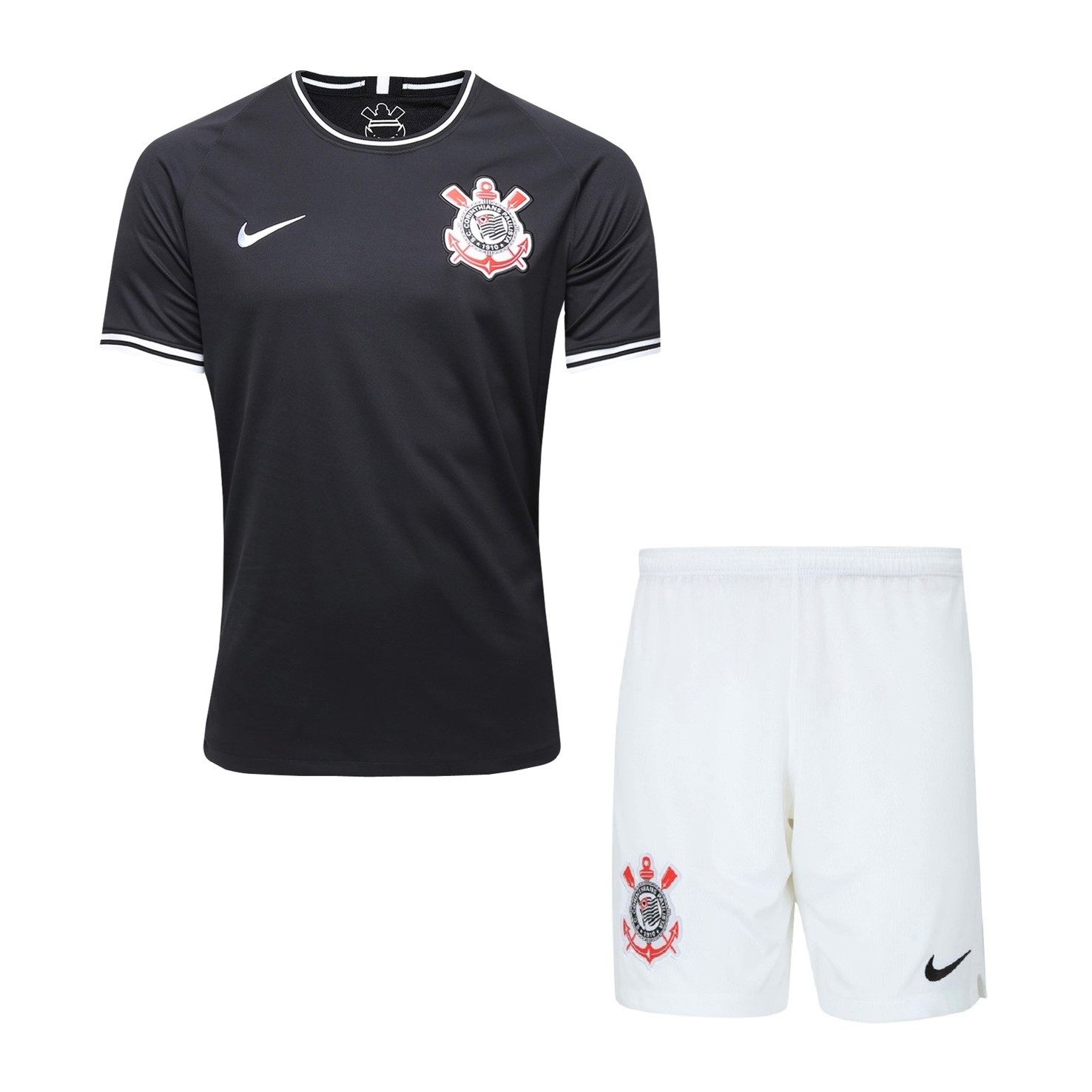 Camiseta Corinthians Paulista 2ª Niño 2019 2020 Negro